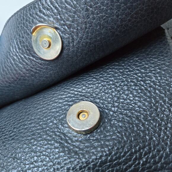 Cuyana Black Pebbled Leather Backpack with Dust bag Original Style Classic Rare